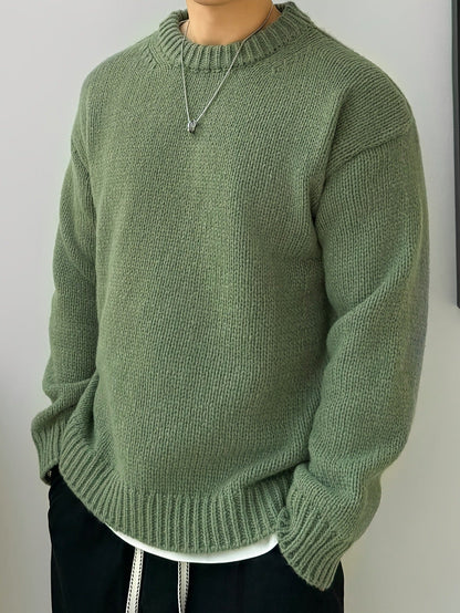 Pull Col Rond Doux et Chaud pour Hiver