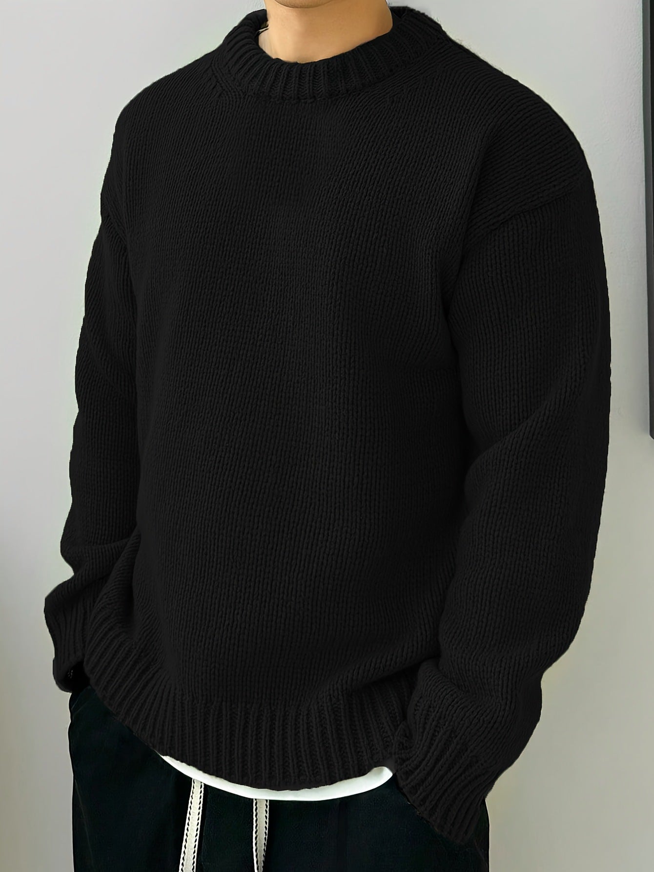 Pull Col Rond Doux et Chaud pour Hiver - PanierRoyale