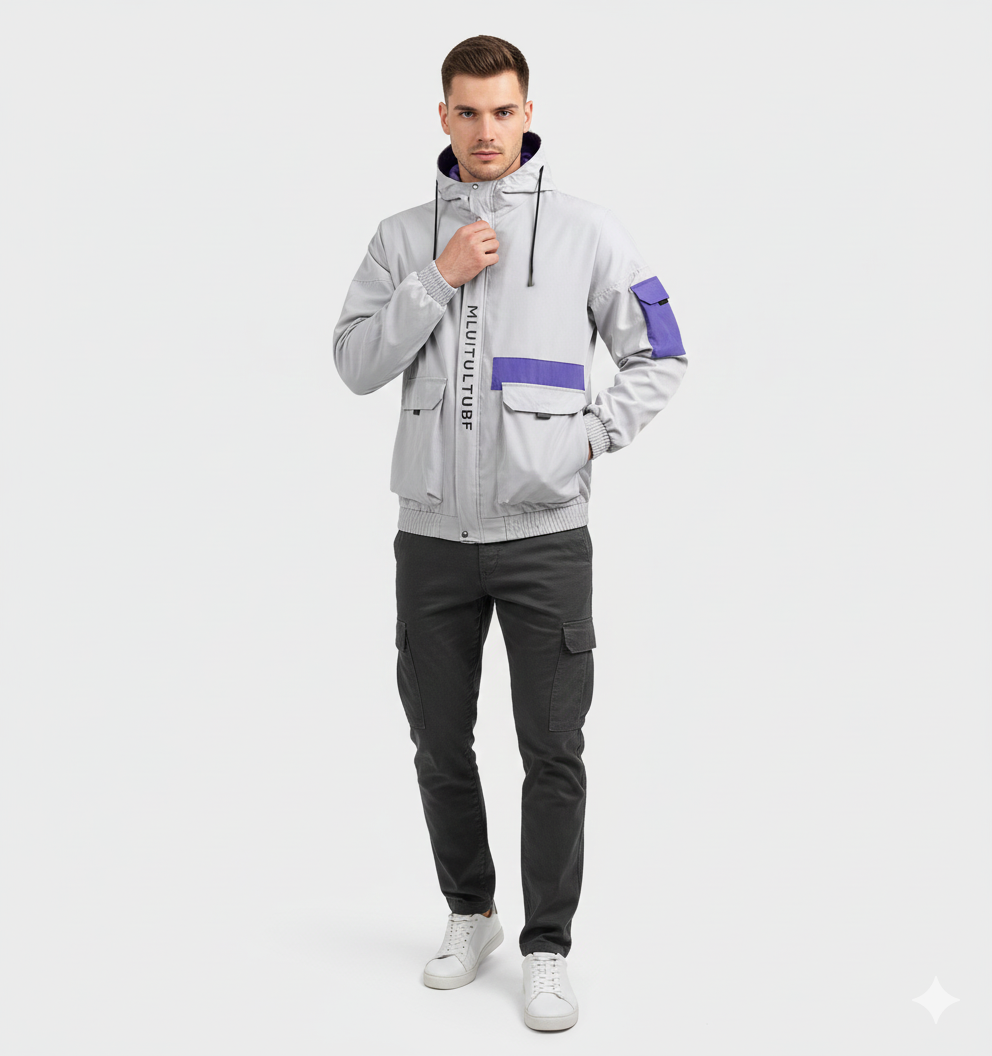Veste Imperméable Homme Hivernale Légère avec Capuche - PanierRoyale