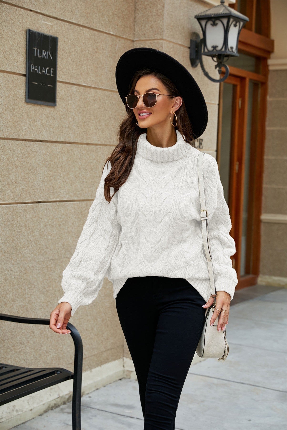 Pull Femme Col Roulé Chaud et Douillet