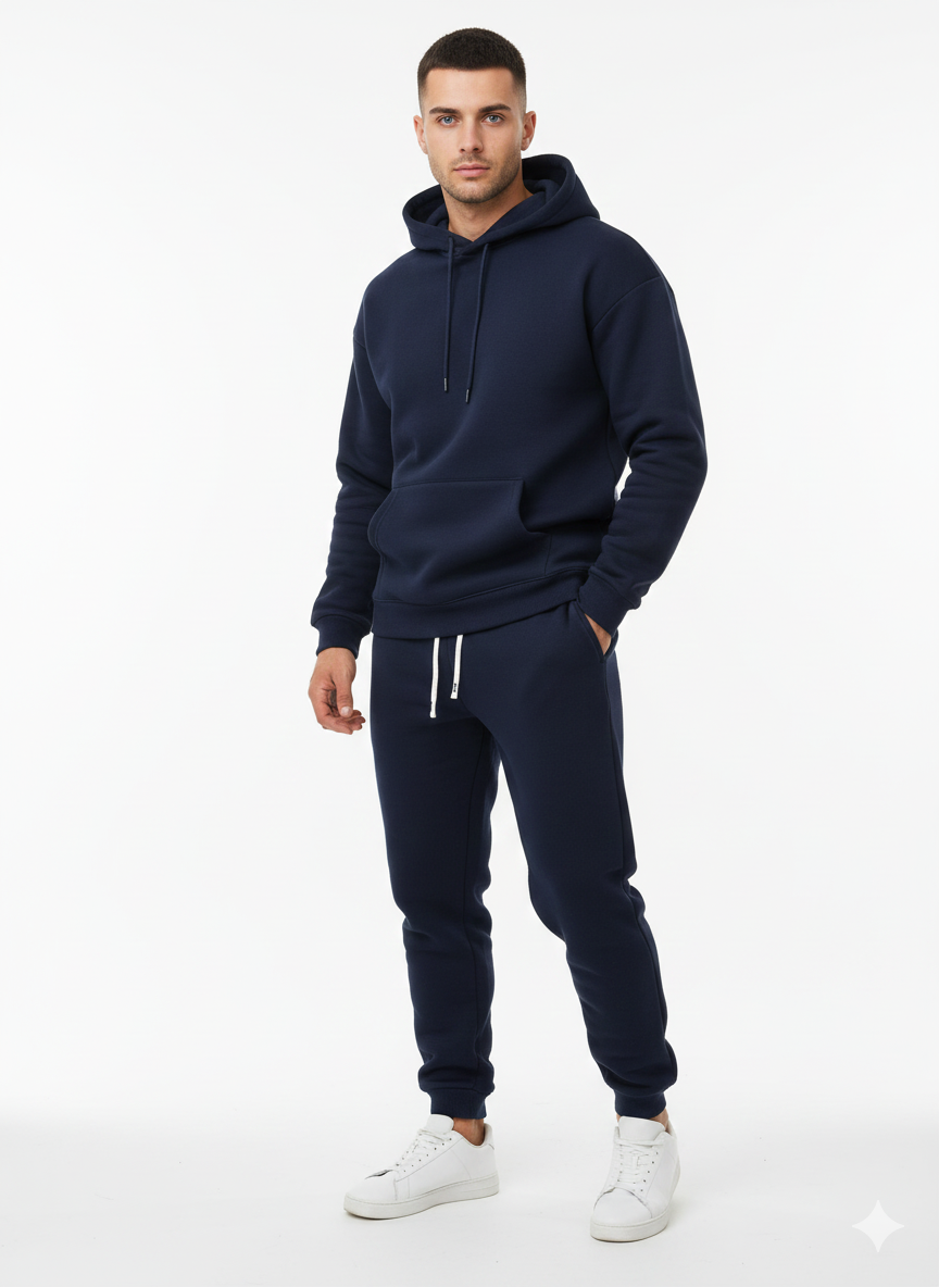 Survêtement Homme Sport Décontracté - Hoodie et Pantalon Tech