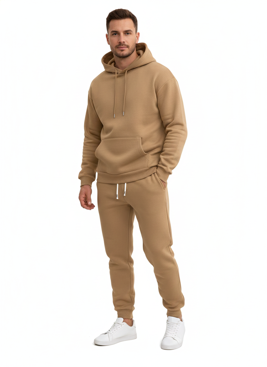 Survêtement Homme Sport Décontracté - Hoodie et Pantalon Tech