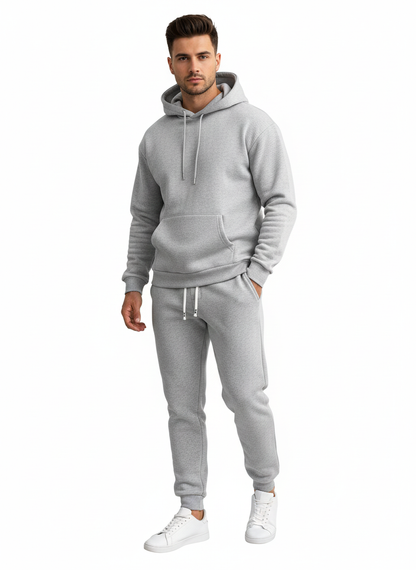 Survêtement Homme Sport Décontracté - Hoodie et Pantalon Tech