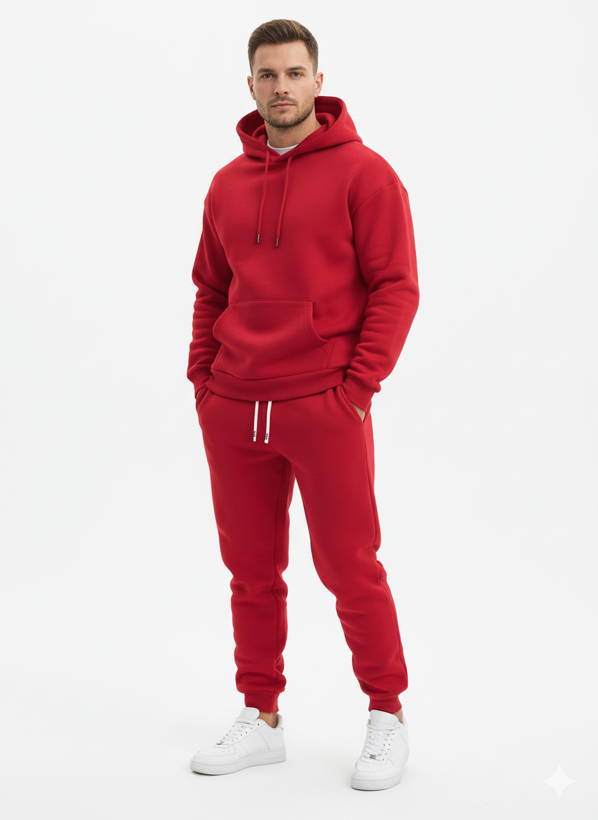 Survêtement Homme Sport Décontracté - Hoodie et Pantalon Tech