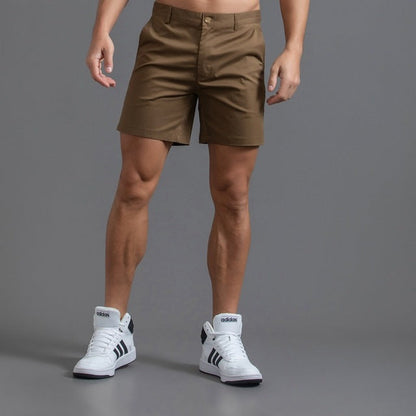 Shorts de running homme beige léger