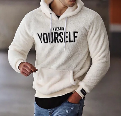 Sweat à Capuche Mode avec Imprimé Investir en Soi pour Looks Détendus
