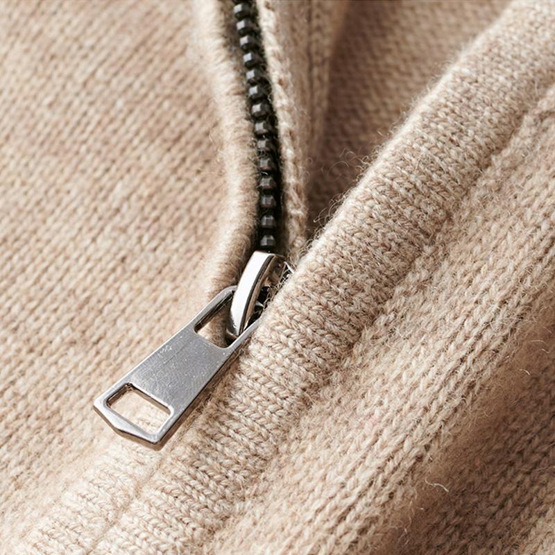 Pull Homme Col Zip Moderne pour Sport et Travail