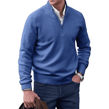 Pull Homme Classique Zippé pour Tous Les Jours