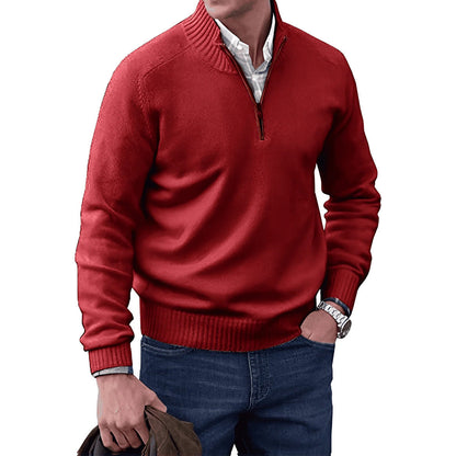 Pull Homme Classique Zippé pour Tous Les Jours