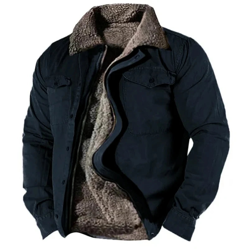 Veste Hiver Polaire Doublée pour Homme - PanierRoyale