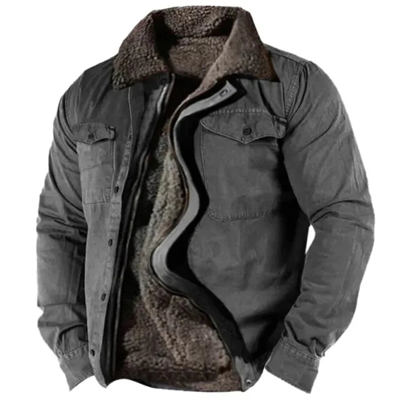 Veste Hiver Polaire Doublée pour Homme