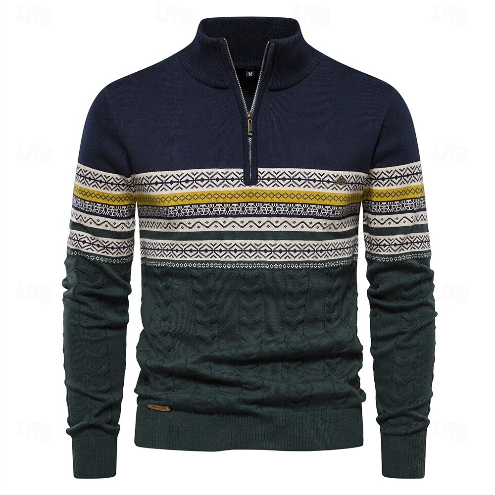 Pull Homme Hiver Chaud et Élégant Slim Fit