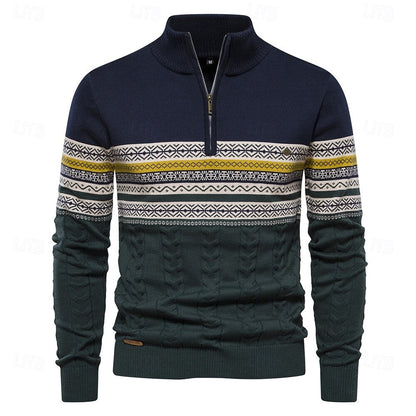 Pull Homme Hiver Chaud et Élégant Slim Fit
