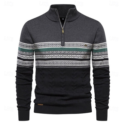 Pull Homme Hiver Chaud et Élégant Slim Fit