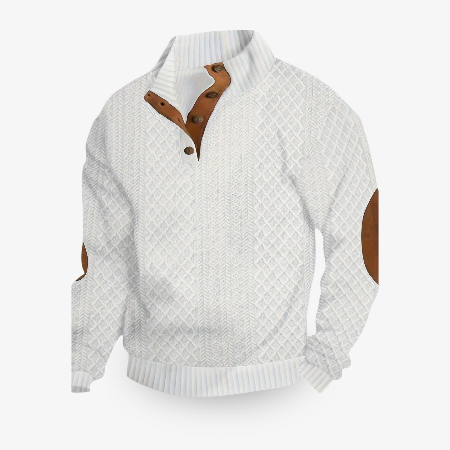 Pull Homme Hiver Laine Épaisse et Confortable