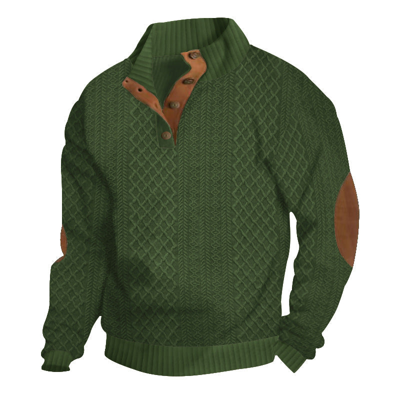 Pull Homme Hiver Laine Épaisse et Confortable