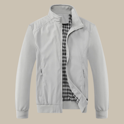 Veste Homme Légère Col Montant Coupe Moderne