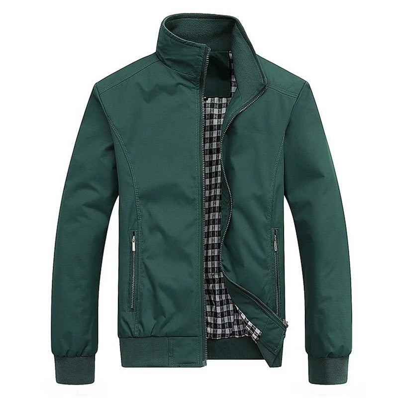 Veste Homme Légère Col Montant Coupe Moderne