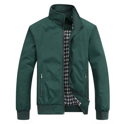 Veste Homme Légère Col Montant Coupe Moderne