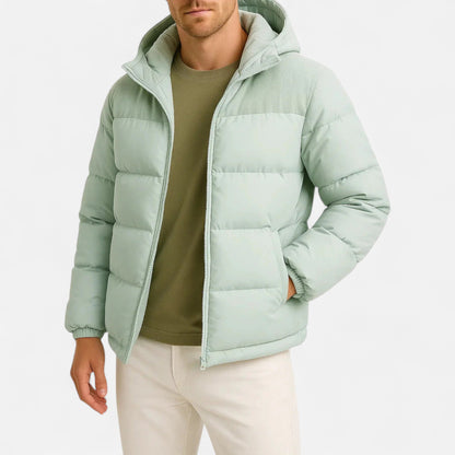 Veste polaire homme capuche sport noir matelassée