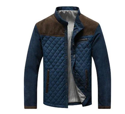 Veste Hiver Homme Épaisse et Chaude Marine - PanierRoyale