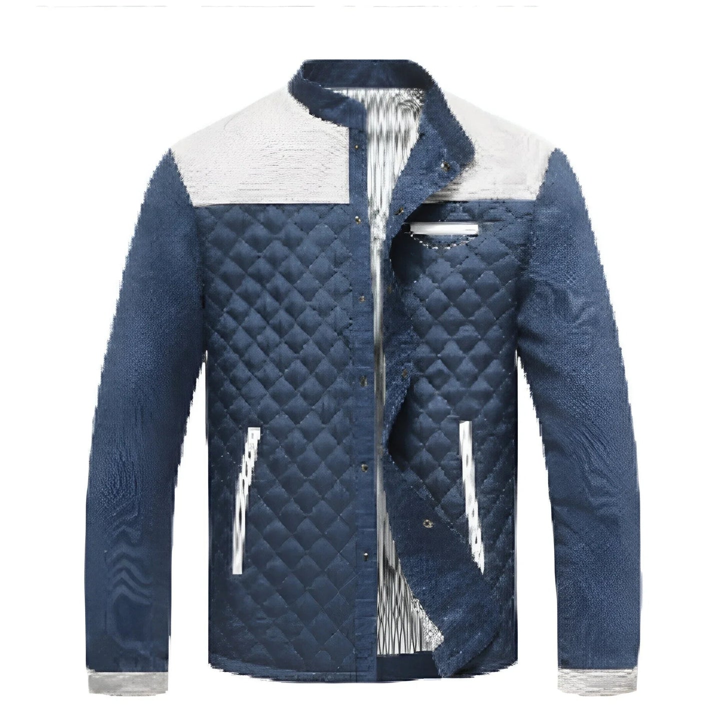 Veste Hiver Homme Épaisse et Chaude Marine