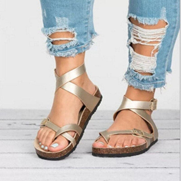 Sandales Femme Brides Simples Style Estival