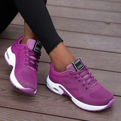 Baskets Femmes Violet Clair Confort