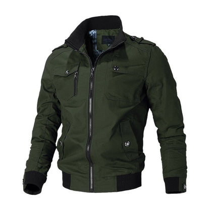 Veste Homme Hiver Slim Zippée Chaude