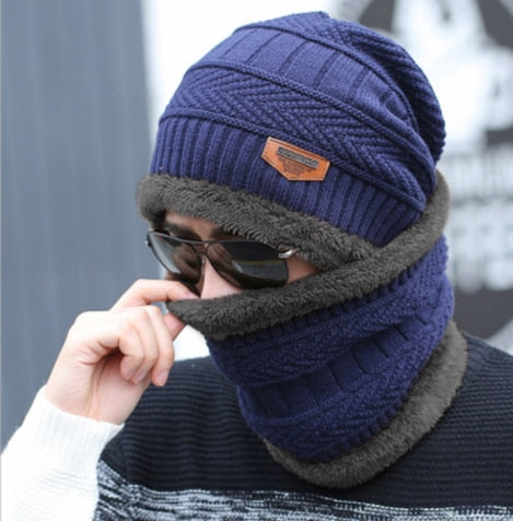Bonnet Hiver avec Cagoule Intérieure Chaude