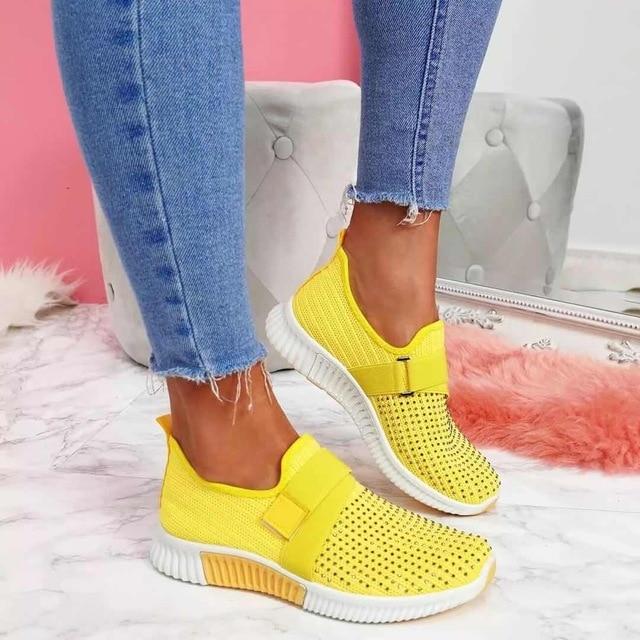 Baskets Femme Confort Respirant et Chic