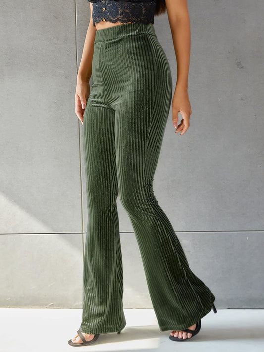 Pantalon Femme Chic Taille droite Élégante - PanierRoyale