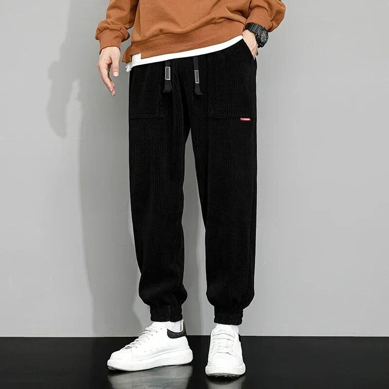Pantalon Jogging Homme Coton Coupe Ample Confort Moderne - PanierRoyale