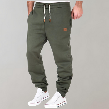 Pantalon de Jogging Homme Coton Doux et Élastique pour Sport et Loisirs