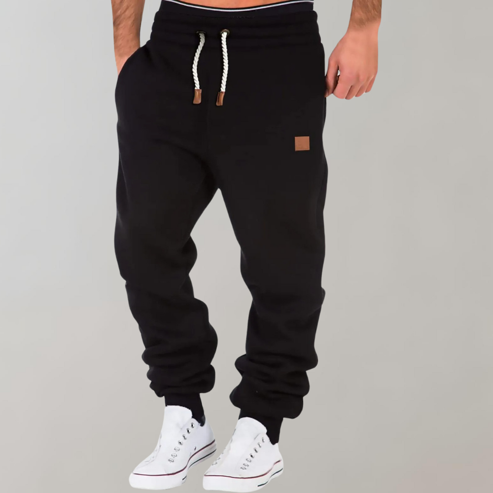 Pantalon de Jogging Homme Coton Doux et Élastique pour Sport et Loisirs - PanierRoyale