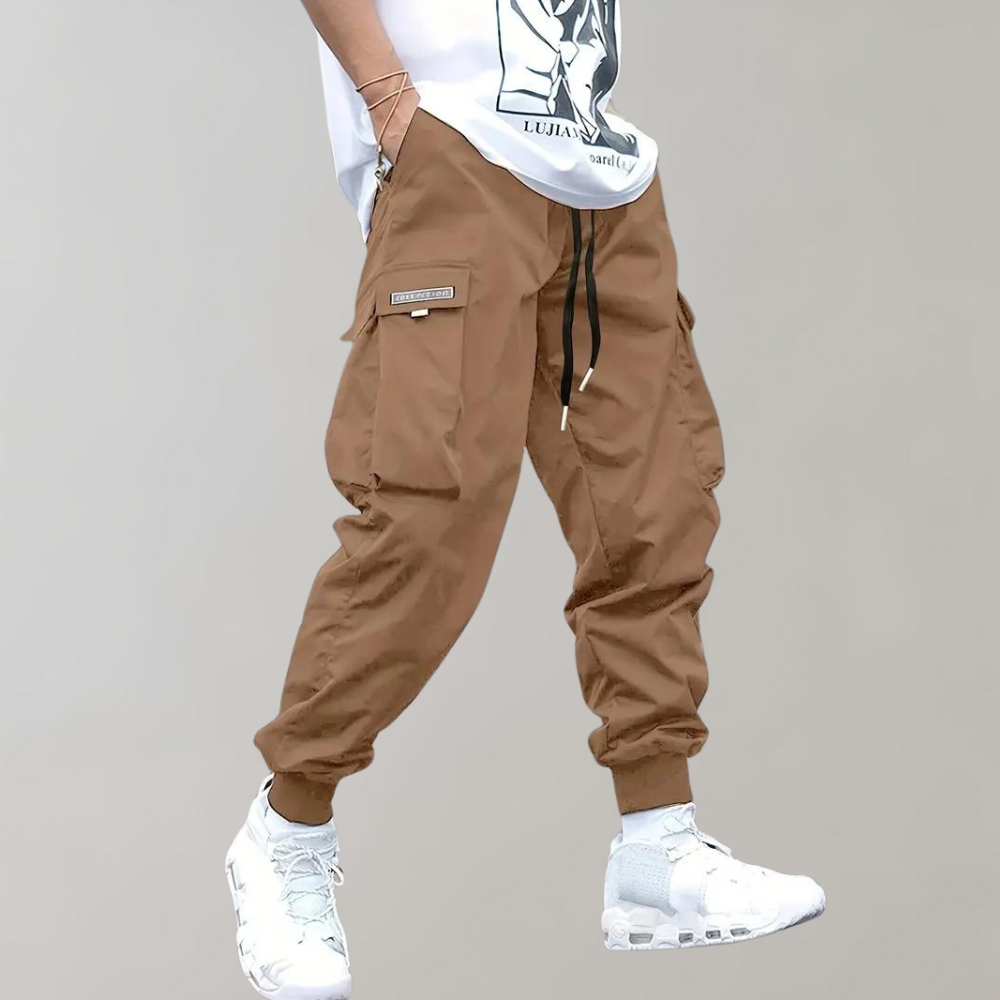 Pantalon de Chasse Brun pour Homme avec Poches Cargo - PanierRoyale