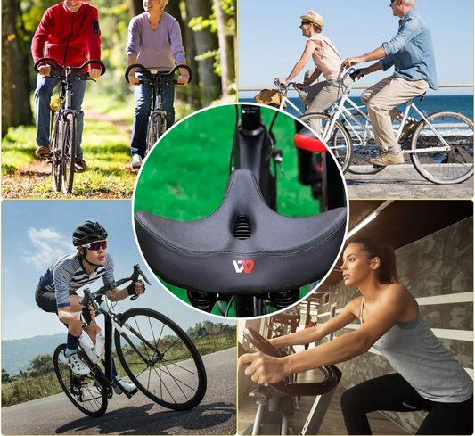 Selle de Vélo Confort et Ergonomie Avancée - PanierRoyale
