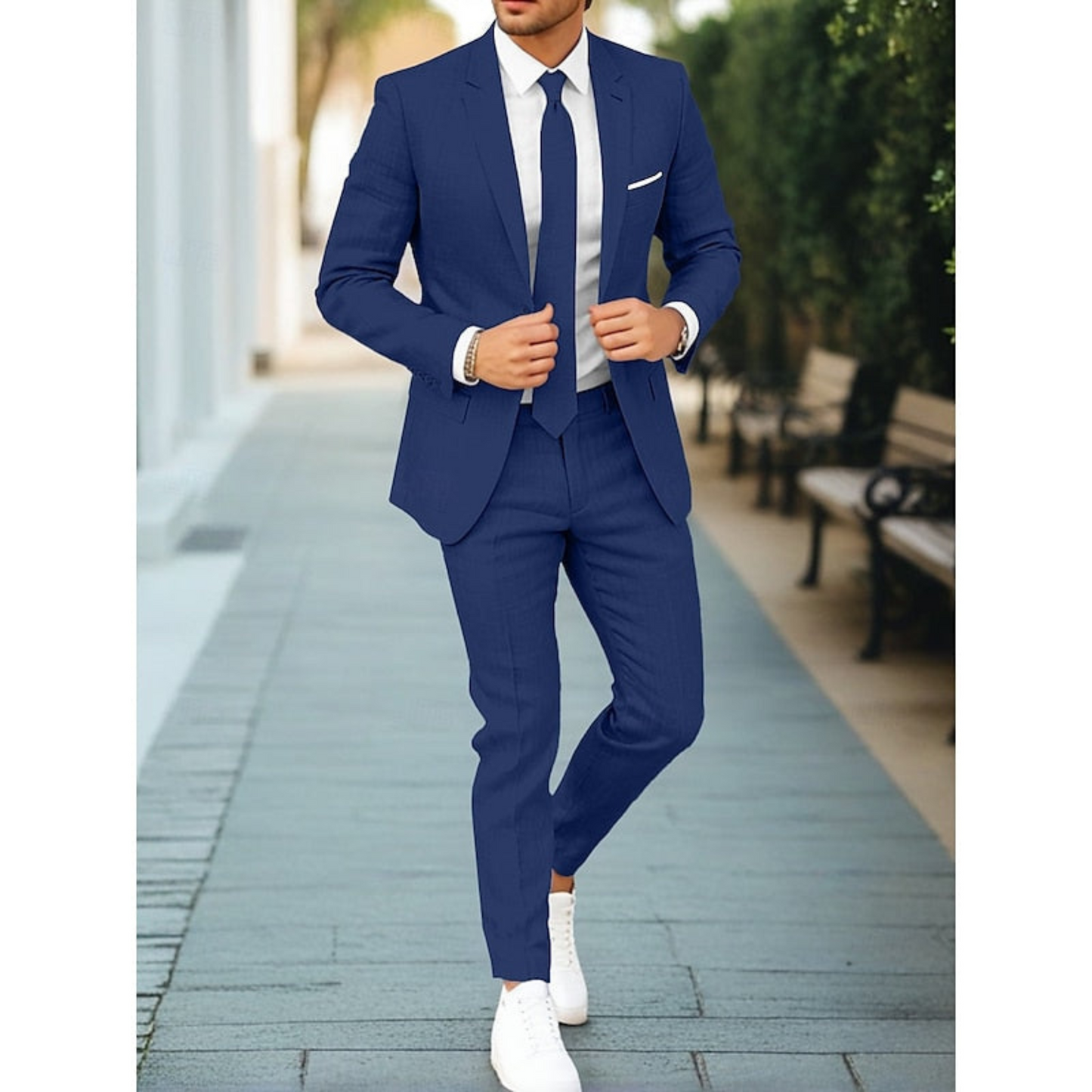 Costume Homme Décontracté 2 Pièces Casual