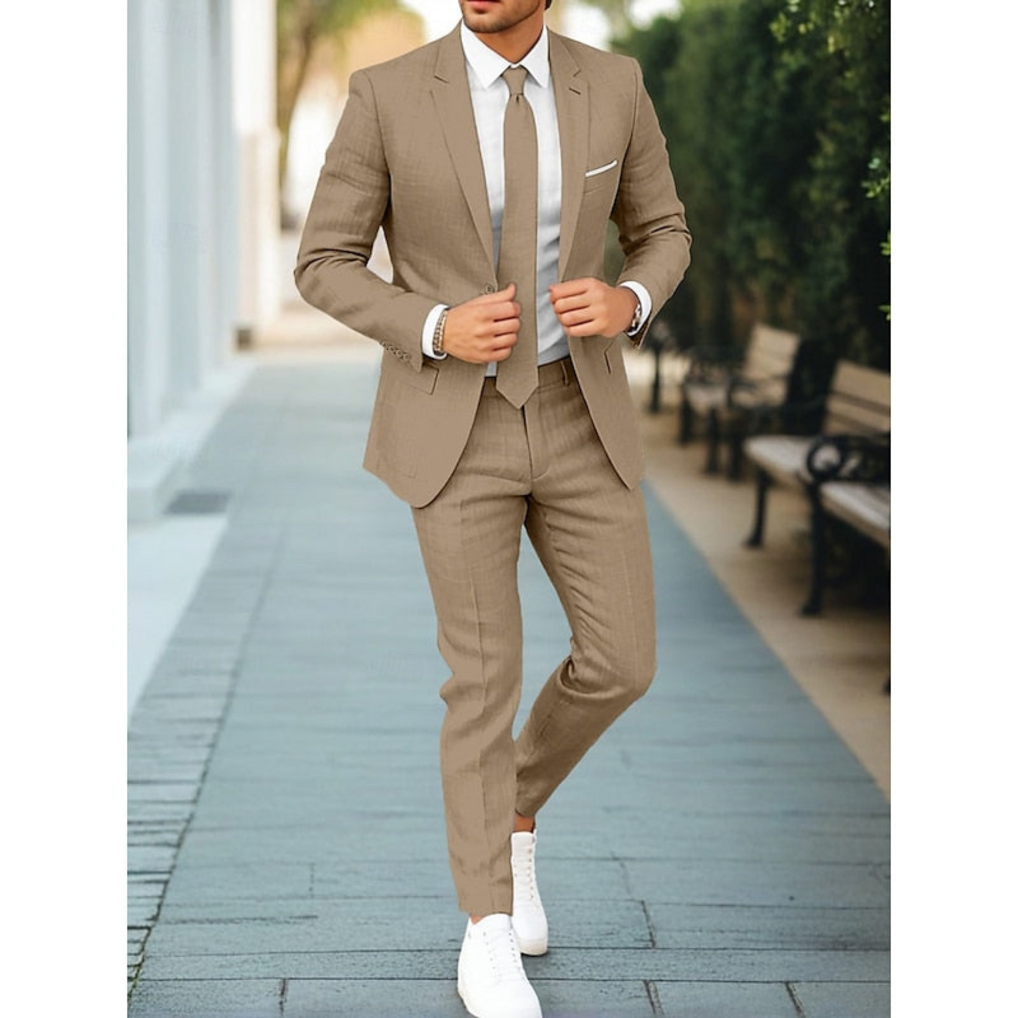 Costume Homme Décontracté 2 Pièces Casual