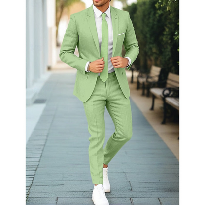 Costume Homme Décontracté 2 Pièces Casual
