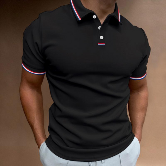 Chemise Polo Homme Manches Courtes Style Élégant - PanierRoyale