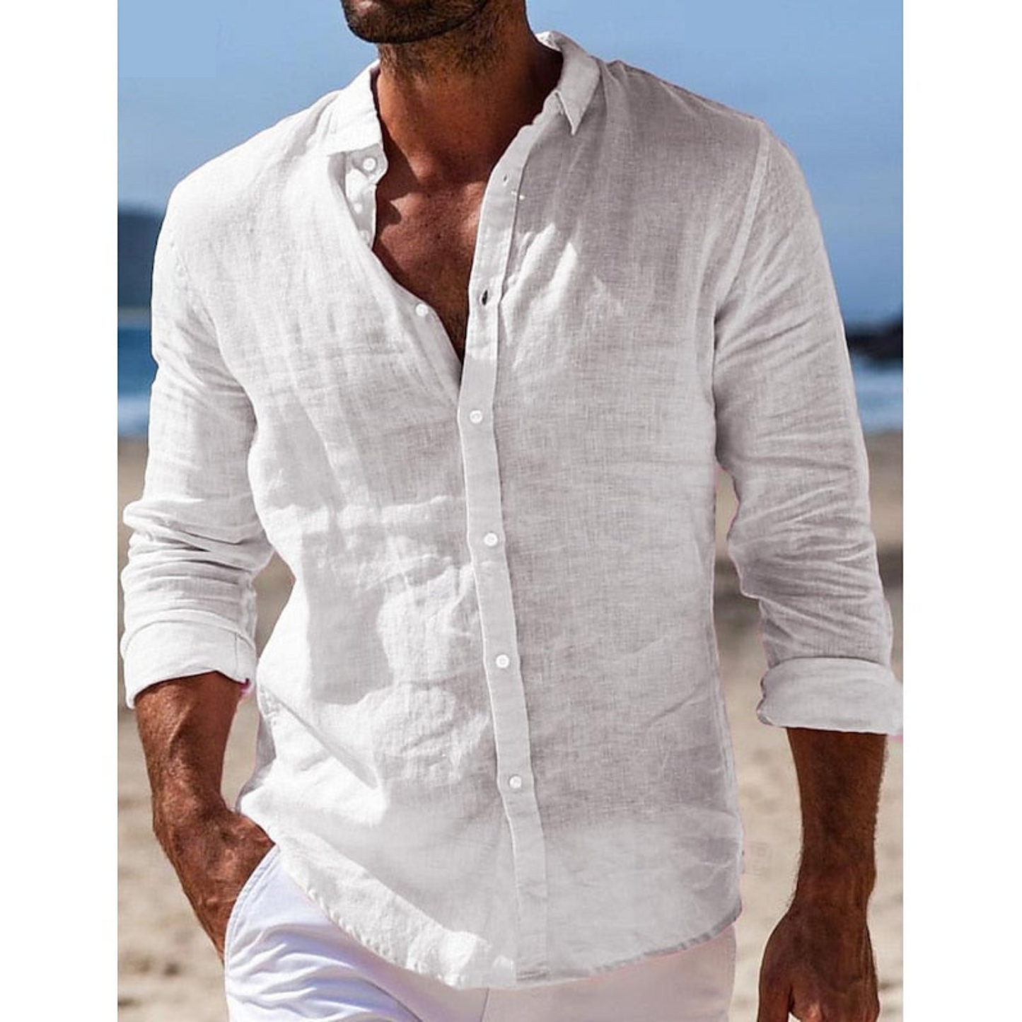 Chemise Homme Classique en Coton pour Un Look Chic
