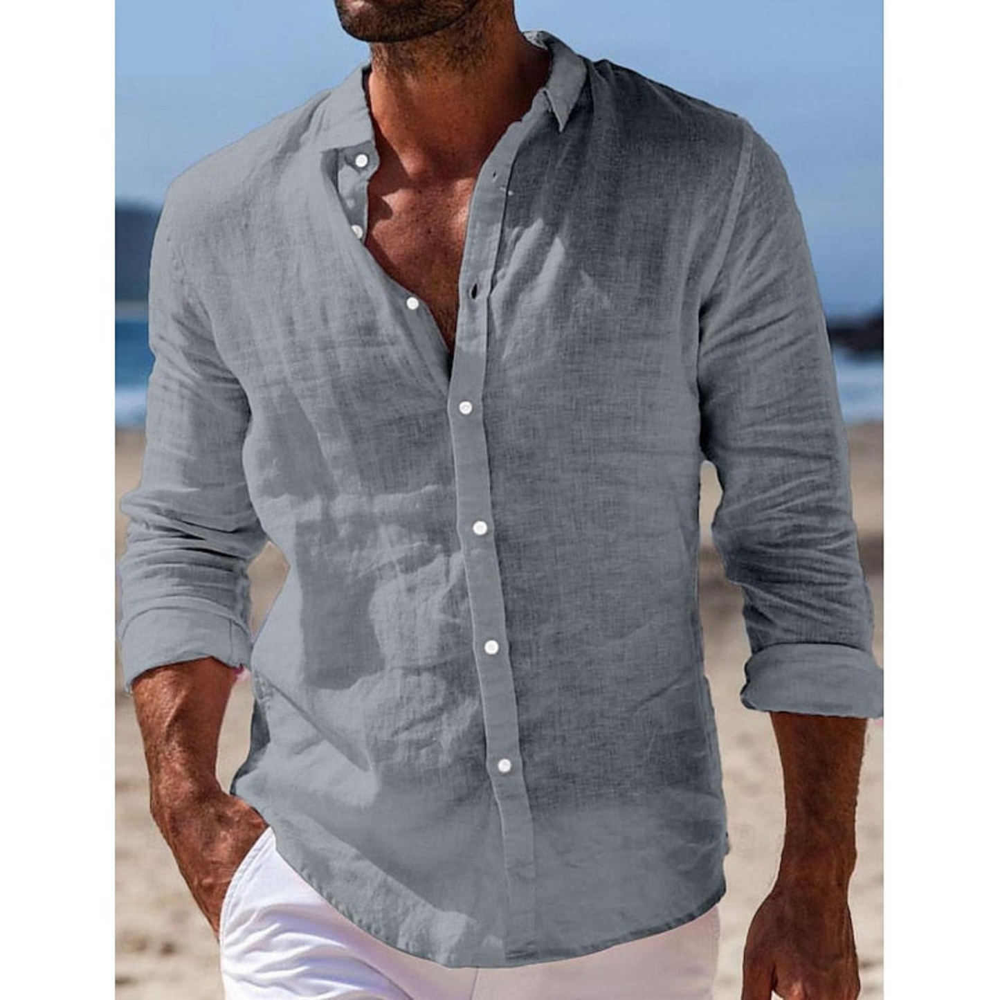 Chemise Homme Classique en Coton pour Un Look Chic