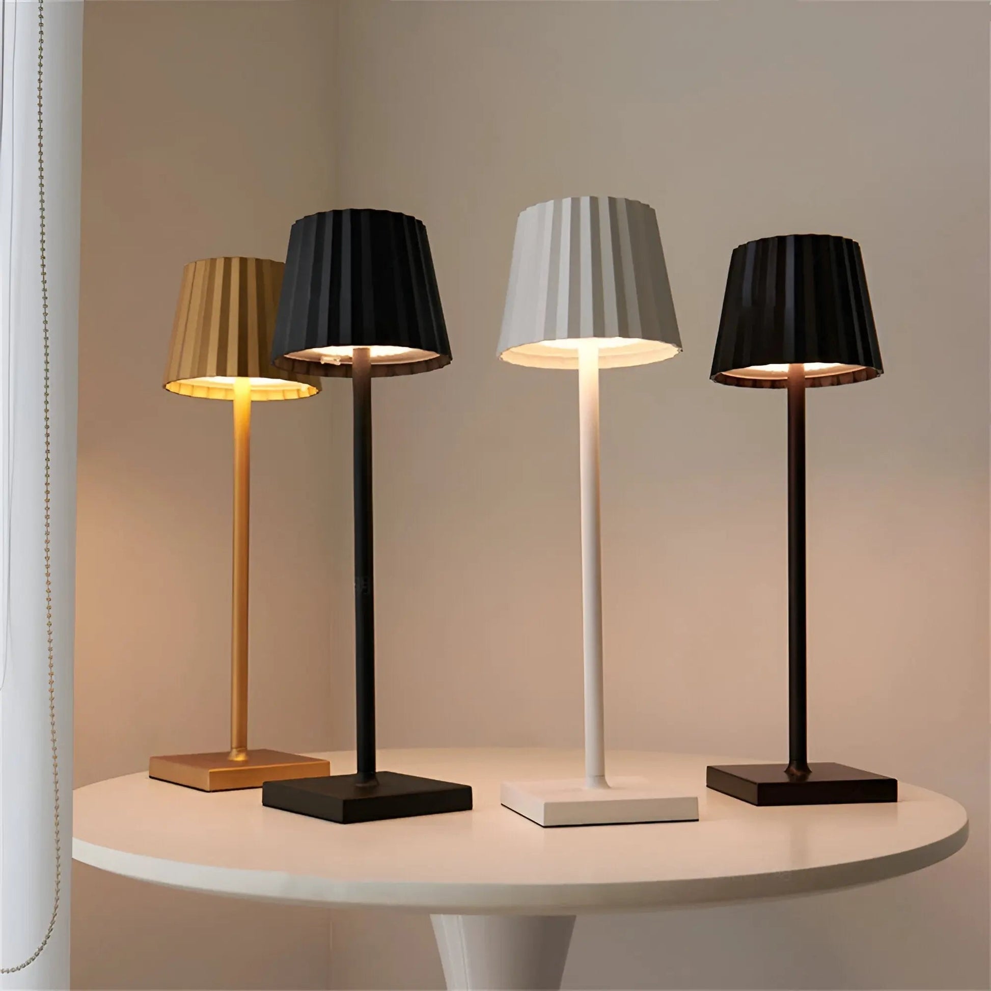 Lampe de Table LED Réchargeable et Dimmable - BerlinGlamour