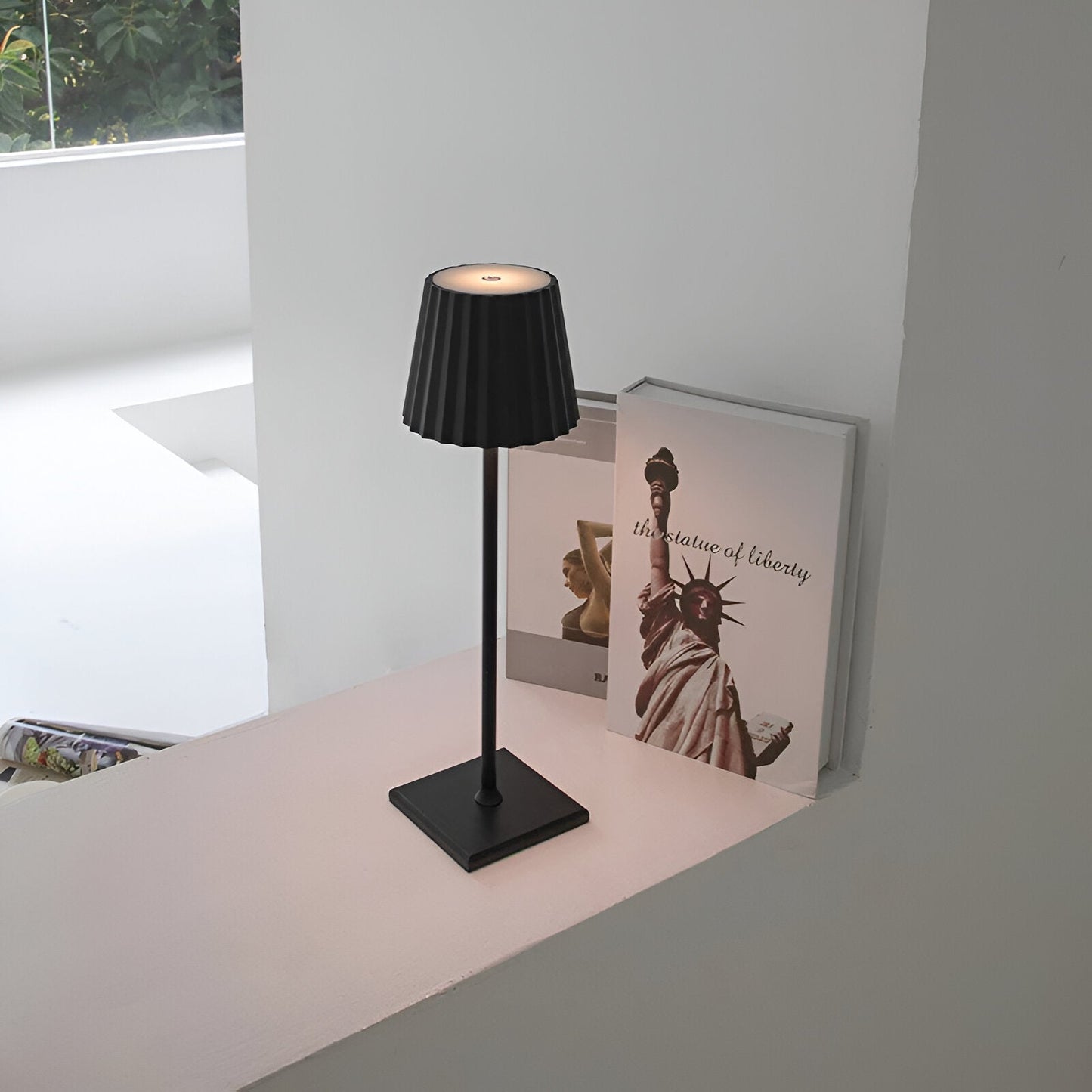 Lampe de Table LED sans Fil avec Dimmer tactile, Aluminium, 3 Niveaux de Luminosité