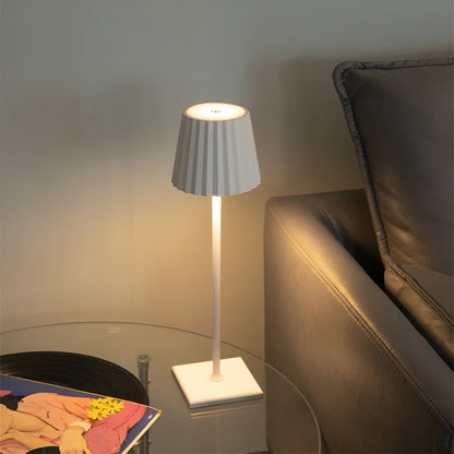 Lampe de Table LED sans Fil avec Dimmer tactile, Aluminium, 3 Niveaux de Luminosité