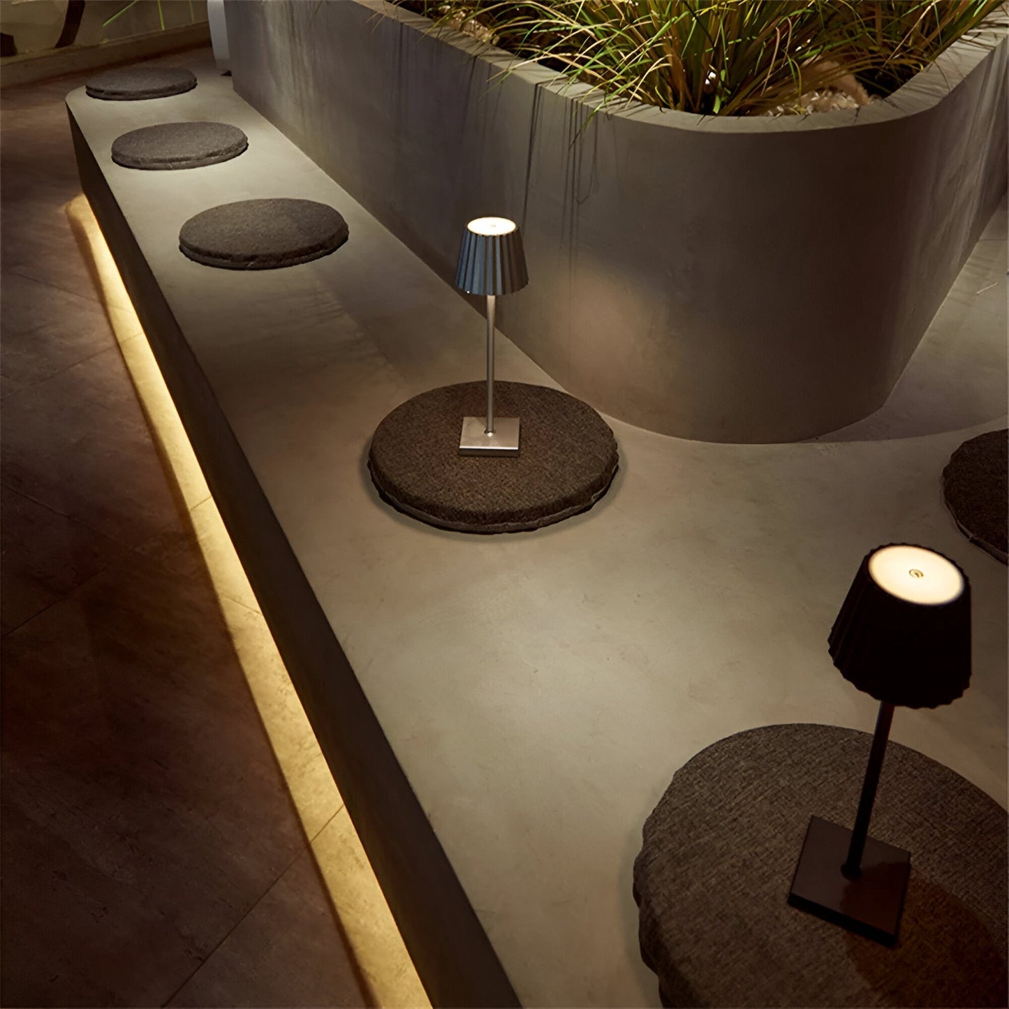 Lampe de Table LED sans Fil avec Dimmer tactile, Aluminium, 3 Niveaux de Luminosité
