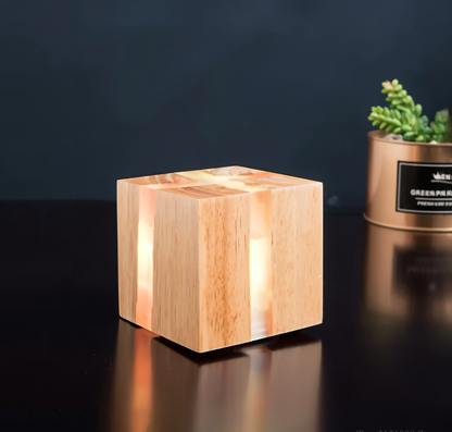 Lampe Murale Bois LED Naturel Moderne