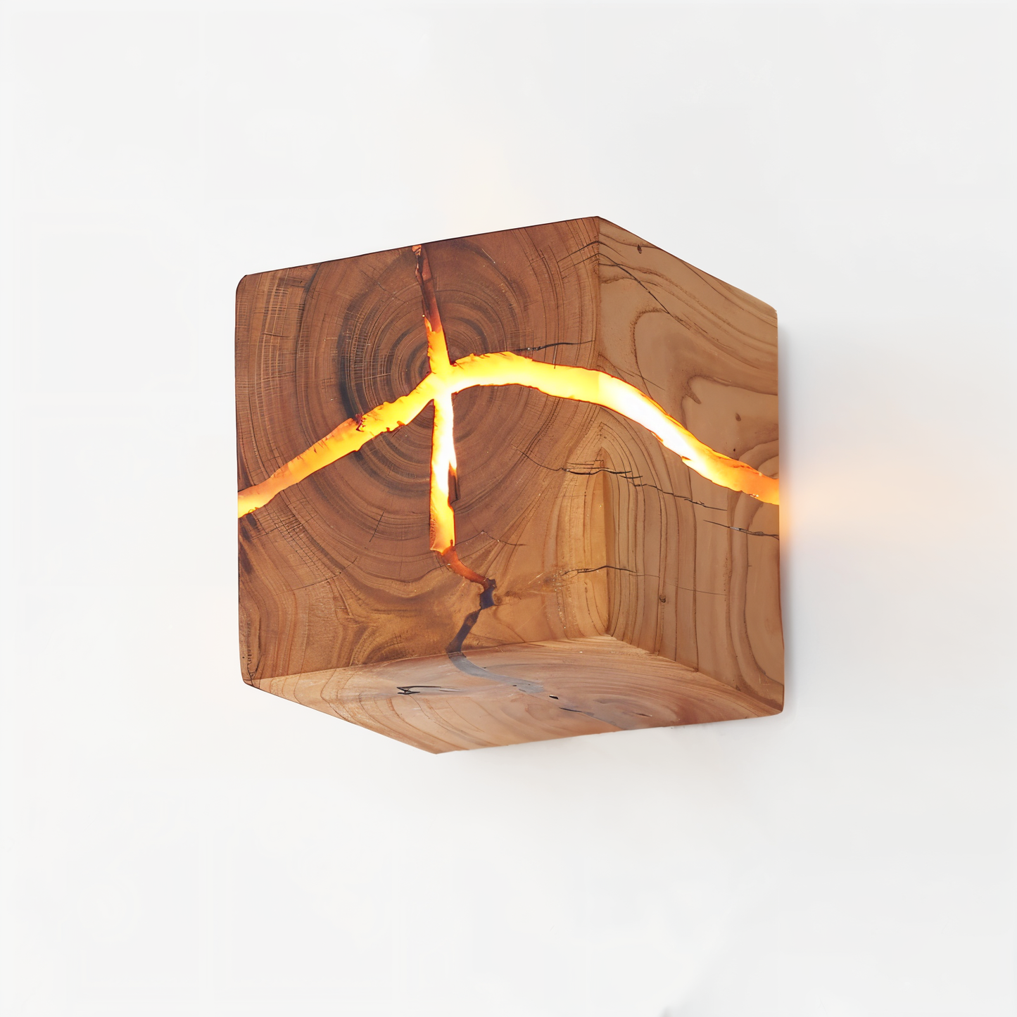 Lampe Murale Bois LED Naturel Moderne