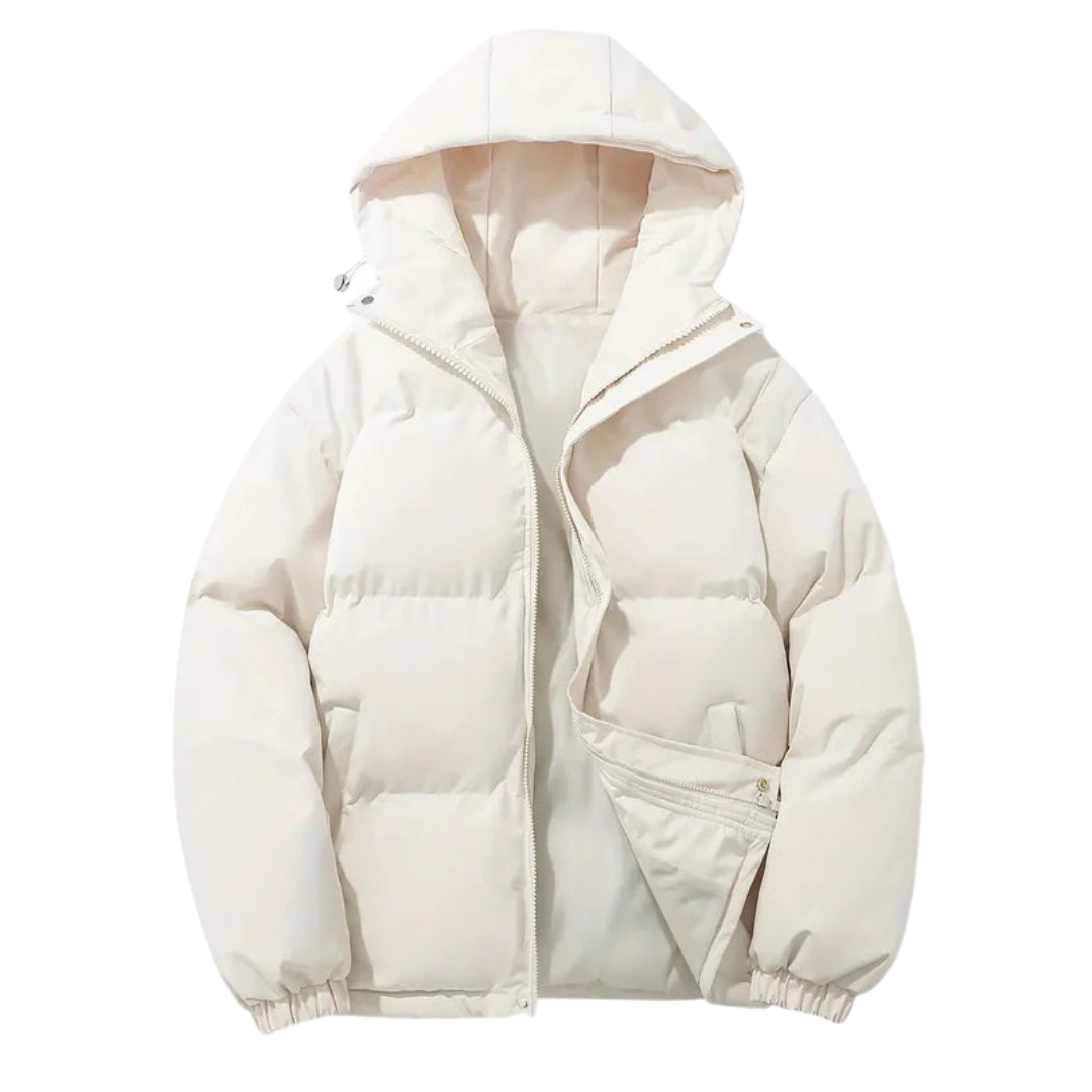 Veste d'hiver noir réversible et chaud pour homme